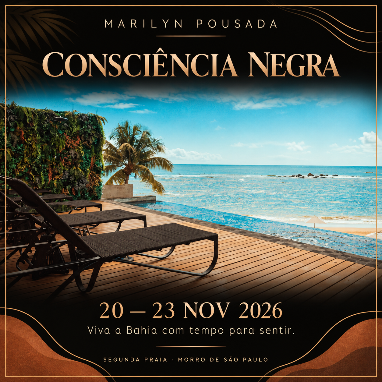 Arte da campanha Consciência Negra da Marilyn Pousada